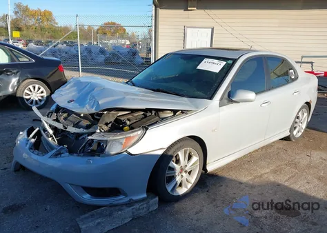 2008 Saab 9-3 Aero from USA, damaged, VIN YS3FH41UX81102660